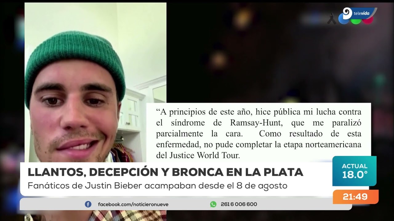 Justin Bieber canceled his shows in Argentina