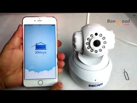 ESCAM QF200 960P Mini Robot 1.3MP WiFi AP IR IP Camera Night Vision 360 Degree Rotation