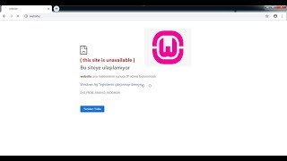 Localhost Bu Siteye Ulaşılamıyor Hatası, this site is unavailable erro