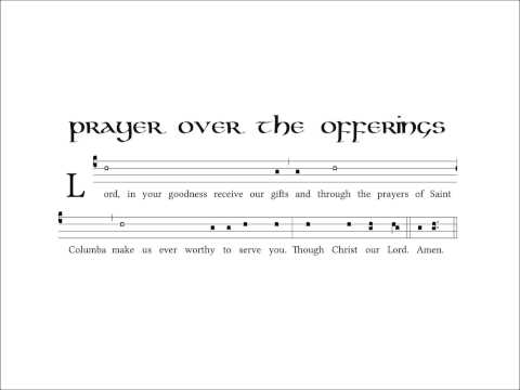 Offertory Prayer - St. Columbkille