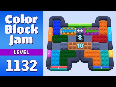 Color Block Jam Level 1132 (1133) | Every Puzzle Solved! 🎯