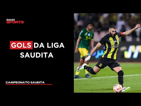 MESMO SAINDO LESIONADO, BENZEMA FAZ DOIS GOLS NA GOLEADA DO AL ITTIHAD | LIGA SAUDITA