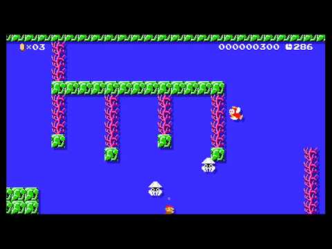 SMB-The Lost Levels World 6-2 by Meggy - SUPER MARIO MAKER - NO COMMENTARY 1bf