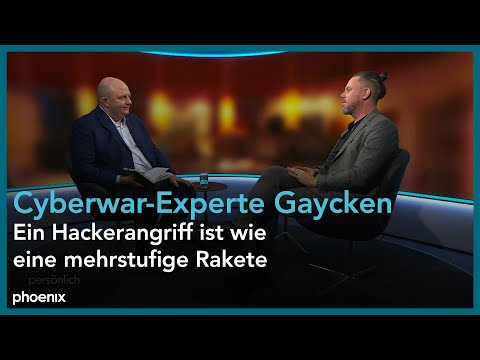 Video Thumbnail: phoenix persönlich: Jörg Thadeusz im Gespräch mit Sandro Gaycken