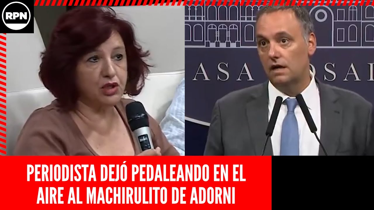 Periodista CRUZÓ al MACHIRULITO de Adorni y lo dejó PEDALEANDO EN EL AIRE