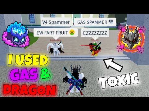 Mastering Gas To Destroy The Most TOXIC TEAMERS In BloxFruits