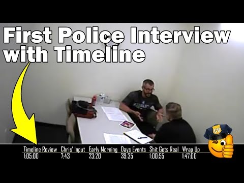 Chris Watts FULL 1st police interview (with timeline) the day after he murdered his family 8-14-18