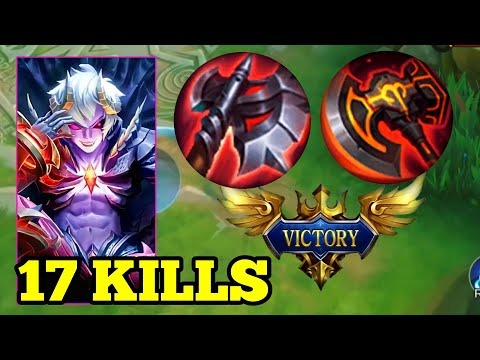 17 KILLS!! DYRROTH NEW META |  DYRROTH BEST BUILD 2023 | TOP GLOBAL DYRROTH GAMEPLAY | MLBB