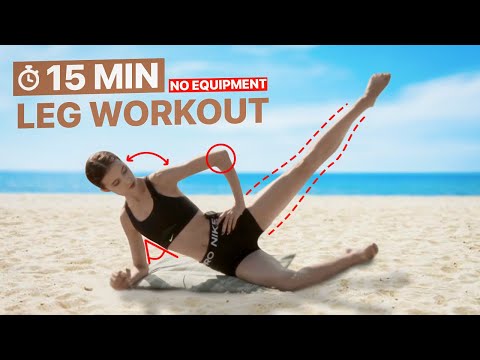 BALLET WORKOUT on the BEACH - Episode #2 - 15 MIN LEG, no Equipment!
