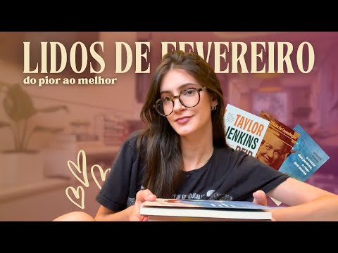 os 6 livros que eu li em fevereiro, do pior ao melhor