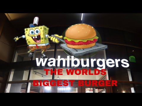 WHALBURGER THE BIGGEST BURGER IN THE WORLD!!!