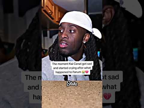 The moment Kai Cenat crying after what happened fanum😭 #fyp #viralvideo #kai #sad