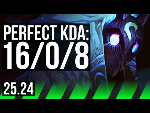 KINDRED vs JARVAN IV (JGL) | 16/0/8 | KR Master | 25.24
