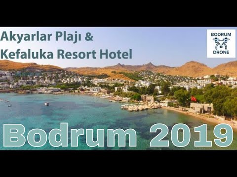 Bodrum Akyarlar Plaji Kefaluka Resort Hotel Drone Cekimleri Agustos 2019