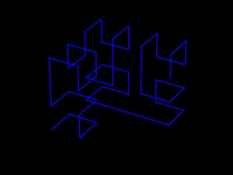 3D Hilbert Curve (2 bits)