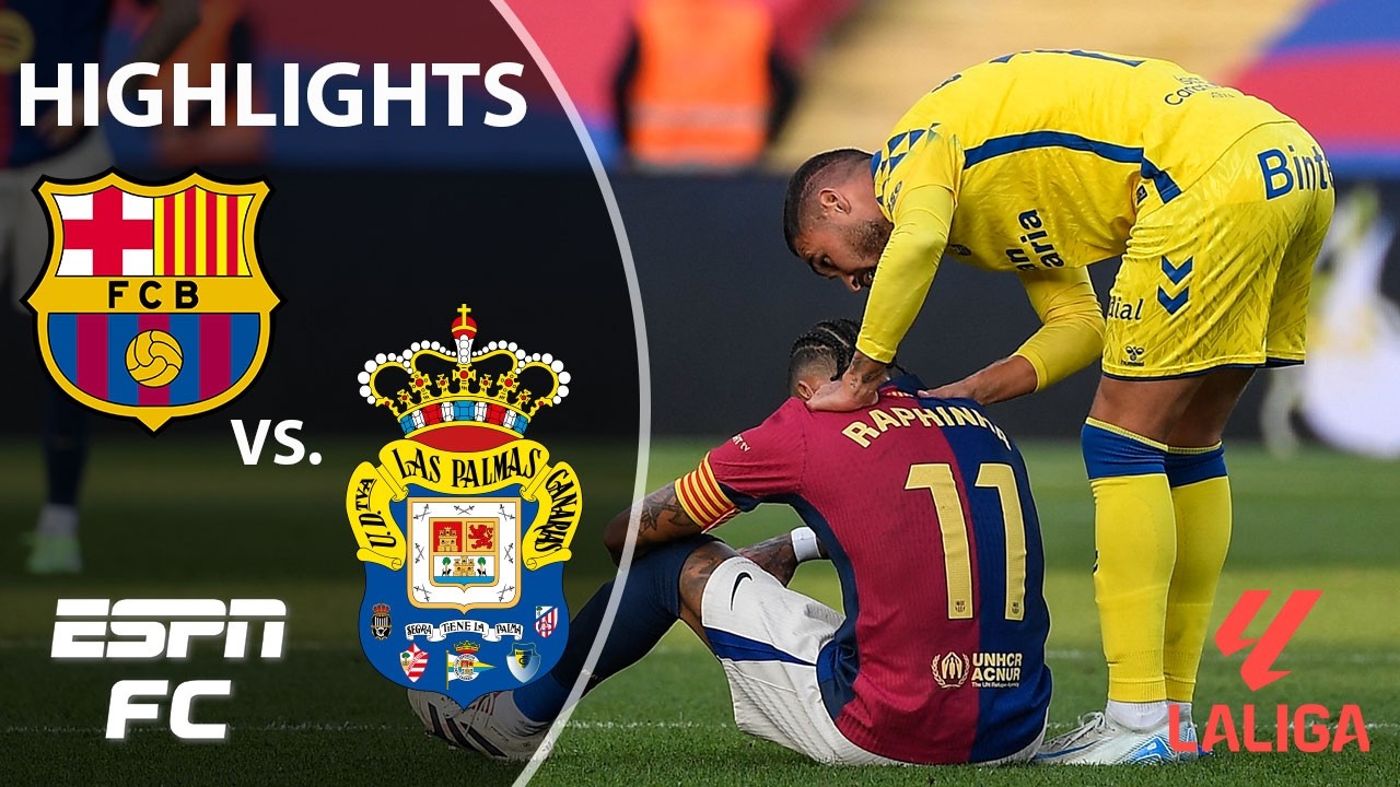 🚨 SHOCKING UPSET 😱 Barcelona vs. Las Palmas | LALIGA Highlights | ESPN FC