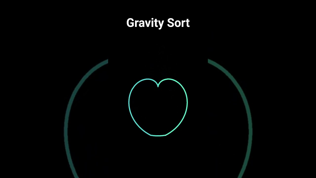 Sorting Algorithms: Gravity Sort