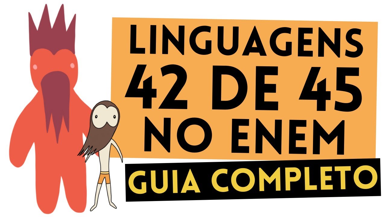 Como ir MUITO bem em Linguagens no Enem (42 de 45)!