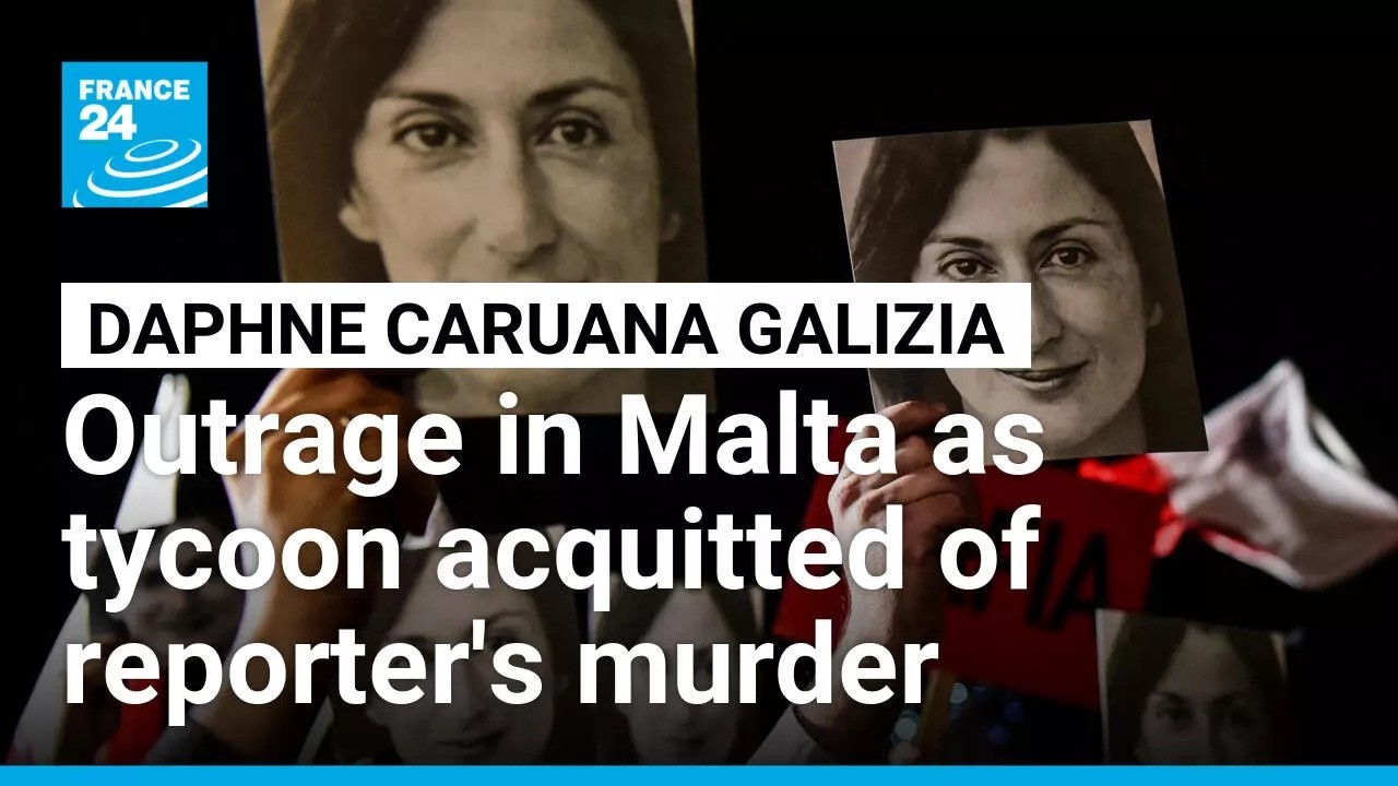 Outrage as Maltese tycoon acquitted of reporter Daphne Caruana Galizia's murder • FRANCE 24