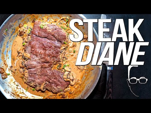 STEAK DIANE - THE BEST OLD SCHOOL STEAK RECIPE | SAM THE COOKING GUY 4K
