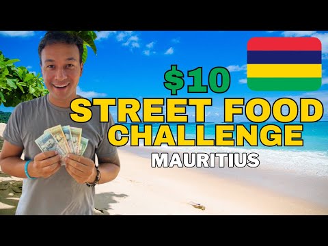 $10 STREET FOOD CHALLENGE 😍🤯 In MAURITIUS 🇲🇺 Africa