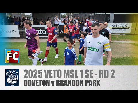2025 FV MSL 1 SE, Rd 2 : Doveton v Brandon Park