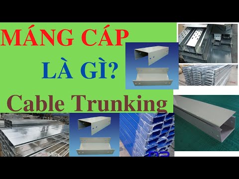 Calhas de cabos, cách lắp đặt máng cáp | điện công nghiệp