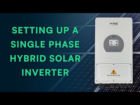 Installing a Single Phase Hybrid Inverter Deye x V-TAC
