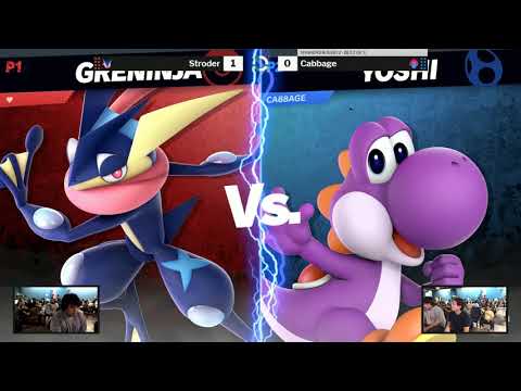 SOS 123 Winners Round 2 - Stroder (Greninja) vs Cabbage (Ganon, Yoshi)