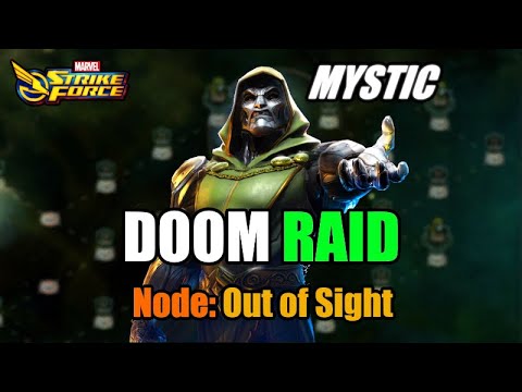 DOOM 1 (MYSTIC) - NODE: OUT OF SIGHT (1 SHOT) | STEP BY STEP GUIDE | MARVEL STRIKE FORCE | MSF