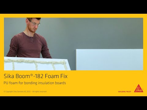 Sika Boom 182 Foam Fix Полиуретановая клей-пена ручная 750 мл - фото 2 - id-p3007102476