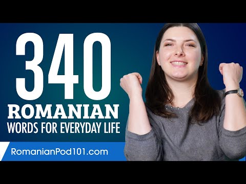 340 Romanian Words for Everyday Life - Basic Vocabulary #17