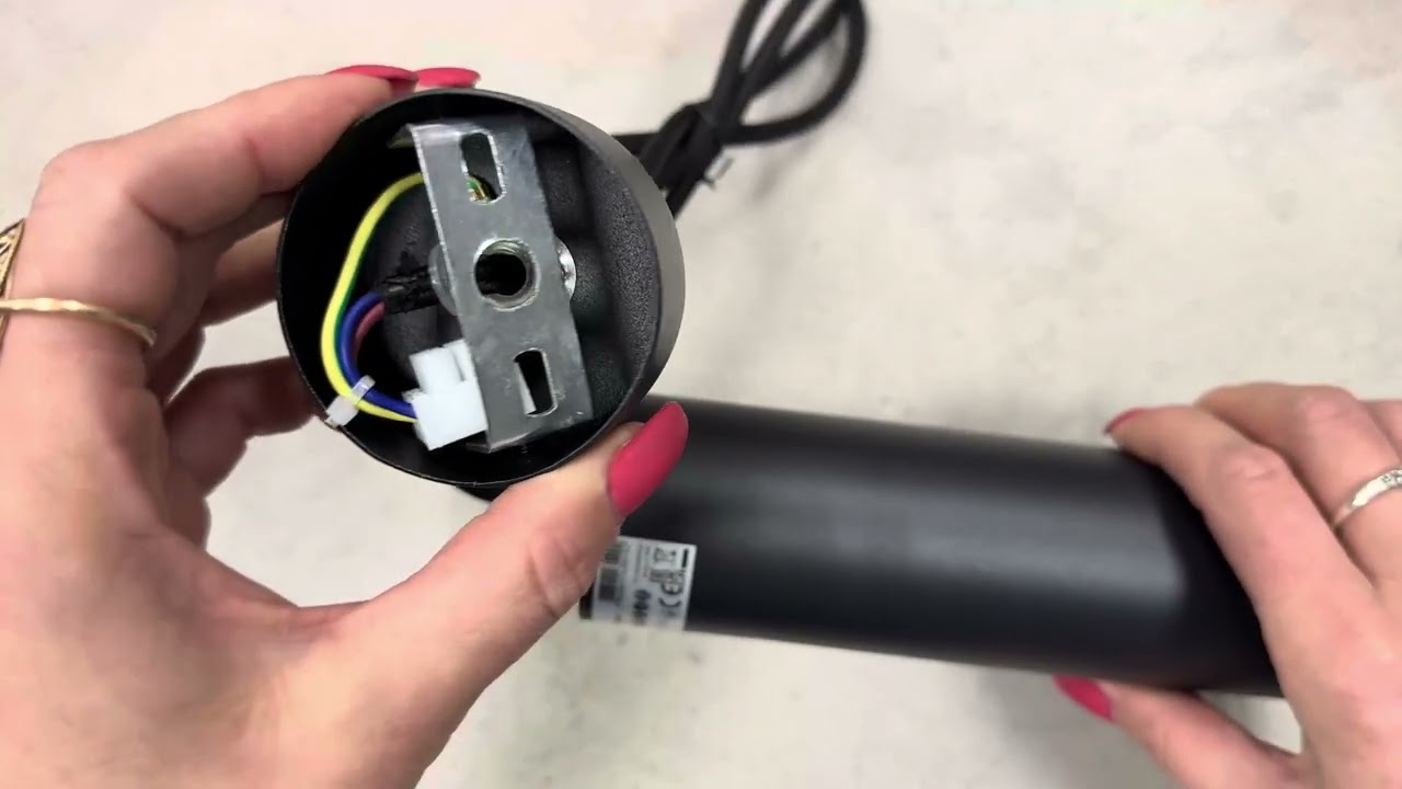 Потолочный светильник спот Solis алюминий 55x210 мм IP20 1хGU10 макс 250 В 50/60 Гц черный GTV OS-SOL2-GU10-10