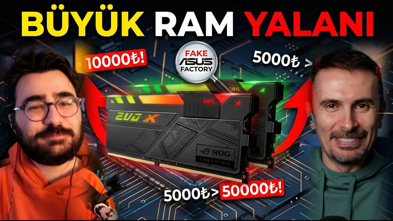 HERKES İNANDI | ASUS RAM YALANI #takçalıştır