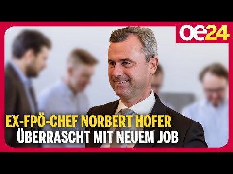 Ex-FPÖ-Chef Norbert Hofer überrascht mit neuem Job