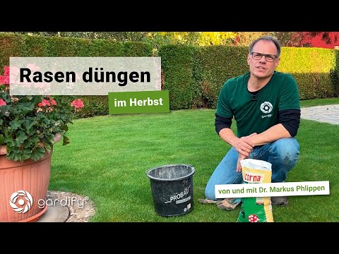 Proper lawn care in autumn - Fertilizing | gardify tips