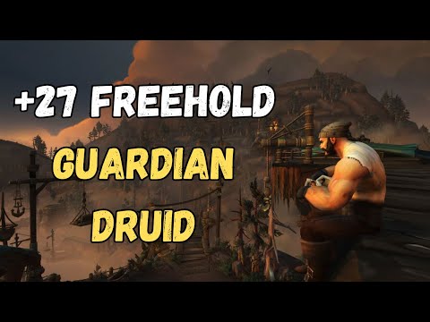Guardian Druid M+ 27 Freehold | Fort Spiteful Volcanic | NOT EVEN CLOSE