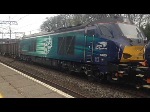 88002 and 68025 leaving Oxenholme loop 06 04 2017