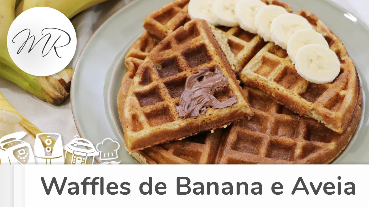 Waffles de Banana e Aveia - Maurício Rodrigues