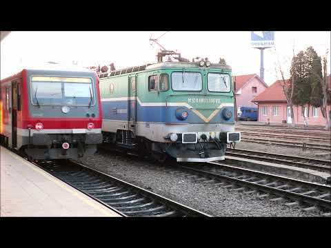Cluj-Napoca Train Station - Rail activity  - FEB 14, 2022