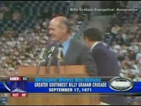 Memories of the Texas Stadium in Dallas - Billy Graham