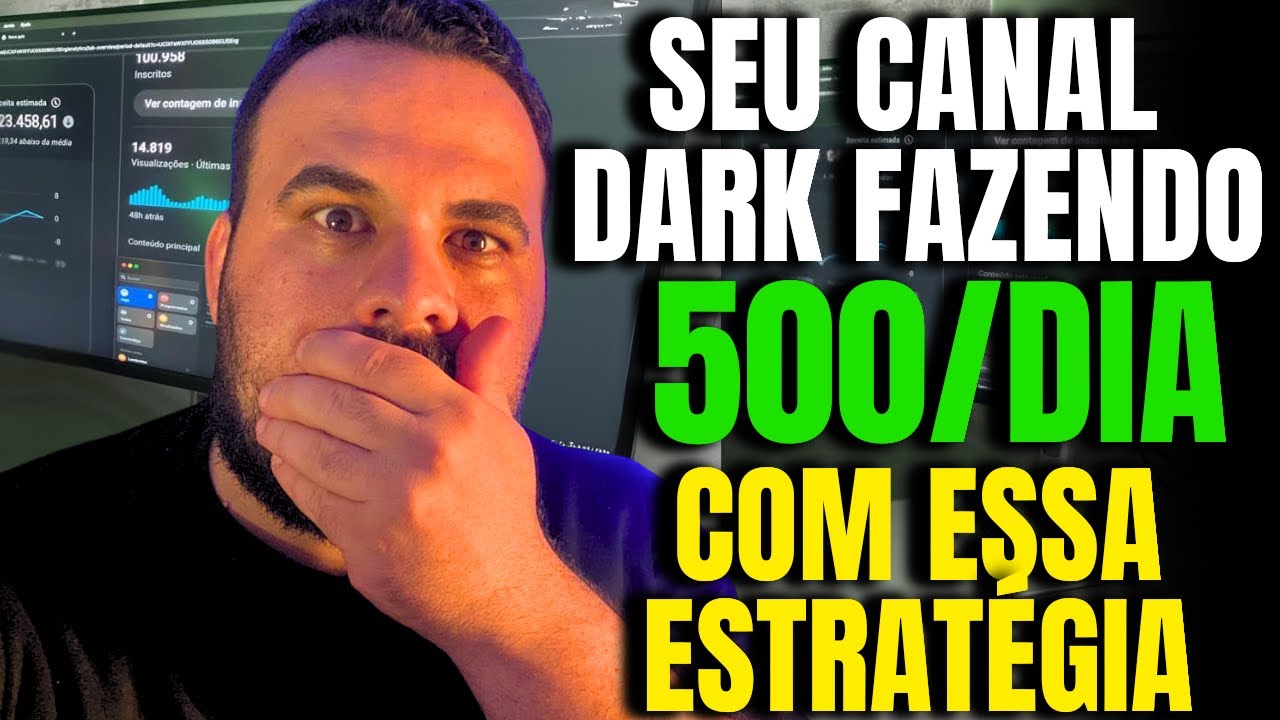[NOVA ESTRATÉGIA 2025] Como Fazer $500/Dia com Canal Dark Usando Copia e Cola