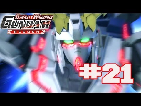 Dynasty Warriors: Gundam Reborn - English Walkthrough Part 21 Mobile Suit Gundam Unicorn [HD]