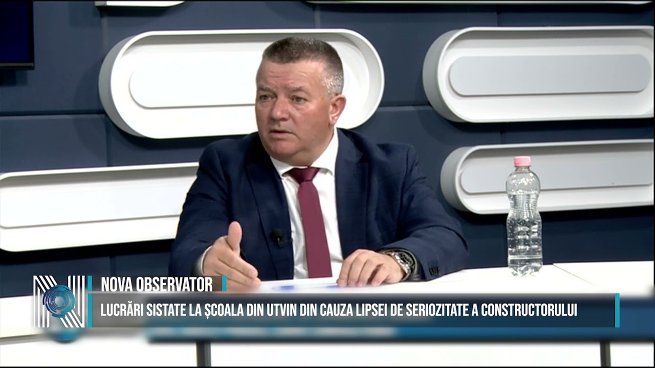 Lucrări sistate la școala din Utvin din cauza lipsei de seriozitate a constructorului