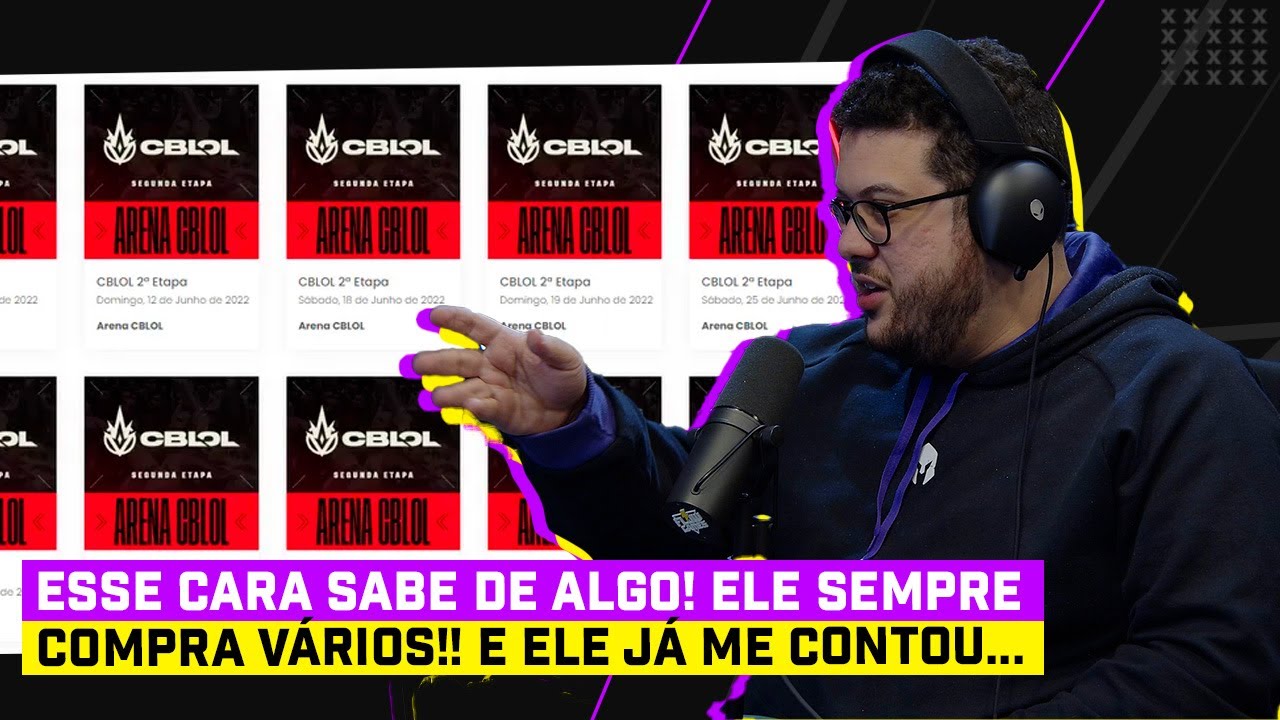 TEM ALGO ESTRANHO NA COMPRA DE INGRESSOS DO CBLOL...