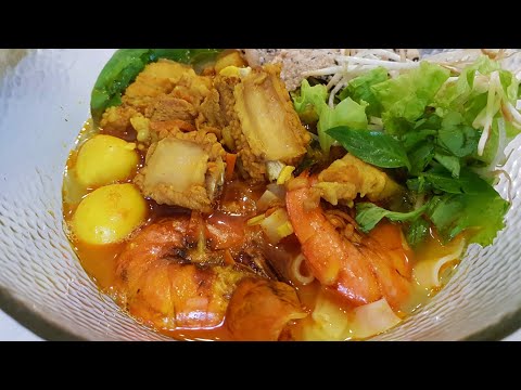 MÌ QUẢNG TÔM THỊT/ CHIA SẺ CÁCH NẤU TẠI NHÀ NGON NHƯ NGOÀI TIỆM