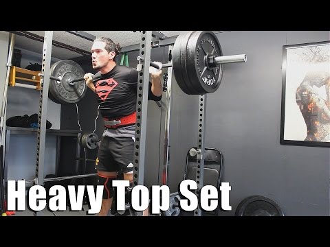 Heavy Squats & Bench Press @ Home Gym | Texas Method Video
