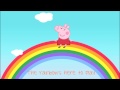 Peppa Pig Songs Peppa Pig Rainbow Song With Lyrics