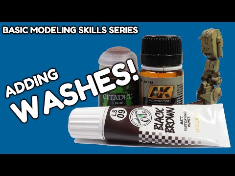 Basic Modeling Skills - Adding Washes To Your Scale Models