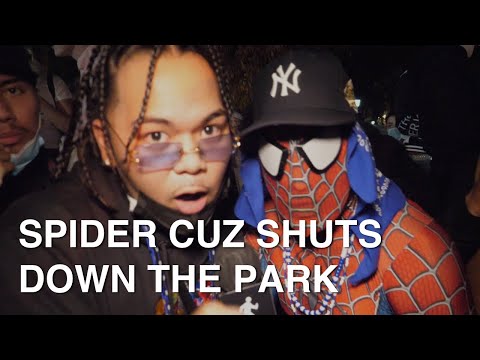 Spider Cuz Shuts Down the Park - Sidetalk